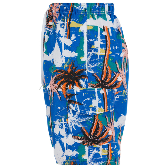 Mens Swimming Trunks, Beach Shorts, Cargo, Swim Suit Pink Palm Trees, NWT - Picture 4 of 6